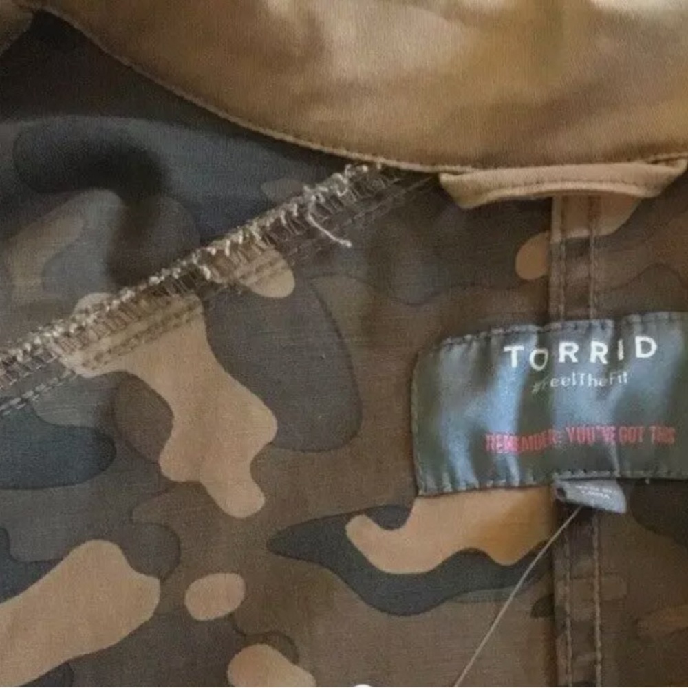 Torrid Military Jacket - Picture 4 of 6